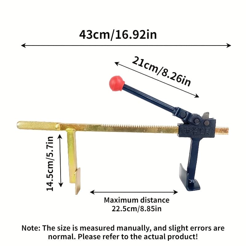 TEMU 1pc Heavy-duty Manual Tire Changing Tool - Durable High-strength Steel, With Protection, Easy-to-use For Tubeless Tires, Ideal For Tire Removal And Installation