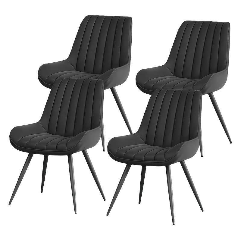 TEMU Modern Dining Chairs Set Of 2/4! Comfy Dining Room Chairs Reception Chair With Thick Cushions, Upholstered Fabric Kitchen Side Chairs With Metal Legs Suitable For Office Bar Kitchen Dining Room