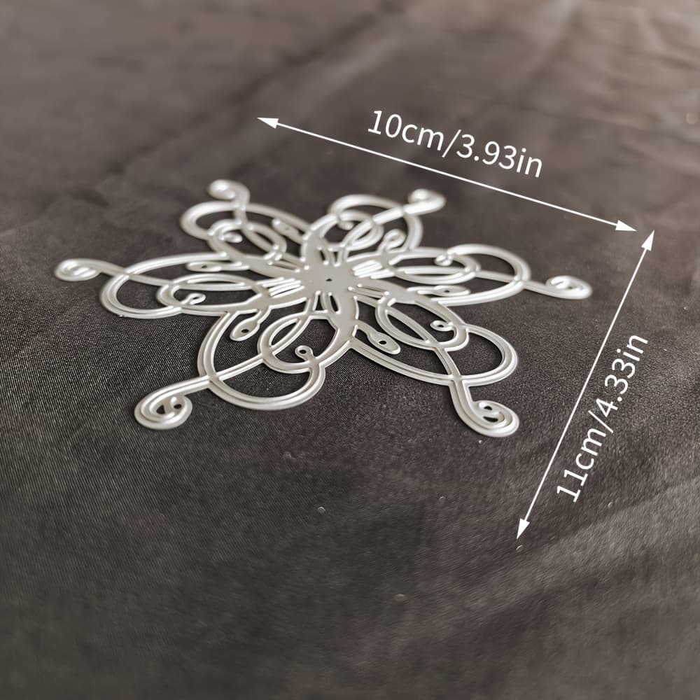 TEMU 1pc Creative Flower Metal Cutting Die For Scrapbooking And Crafting, Embossing Template, Handmade Card And Gift Card Making Tool