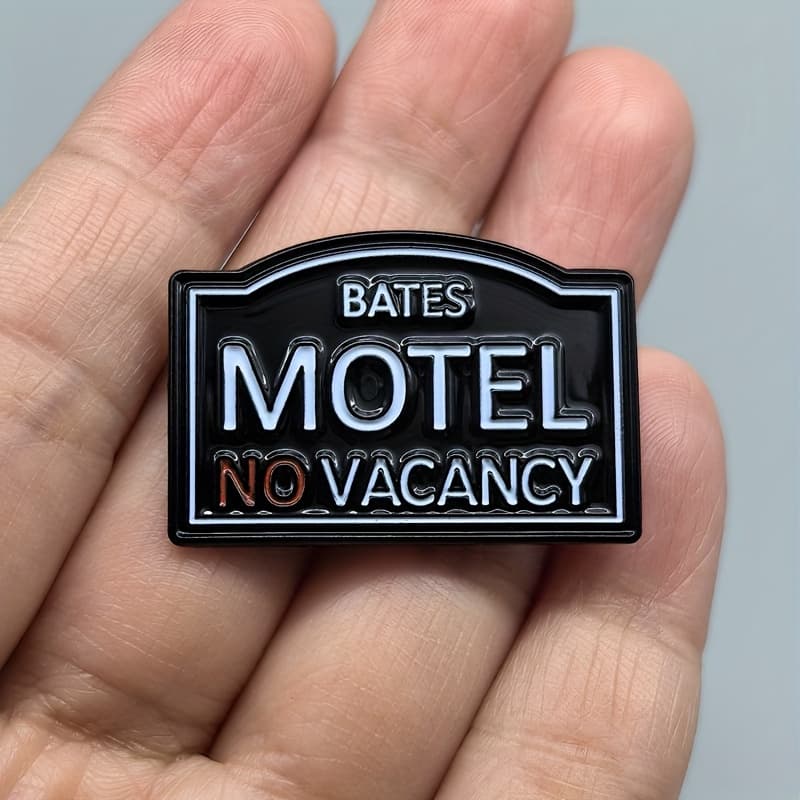 TEMU A Themed Enamel Pin Featuring Dark Horror Elements, Perfect As A Gift For Fans Of , Suitable For Jackets, Hats, And Bags