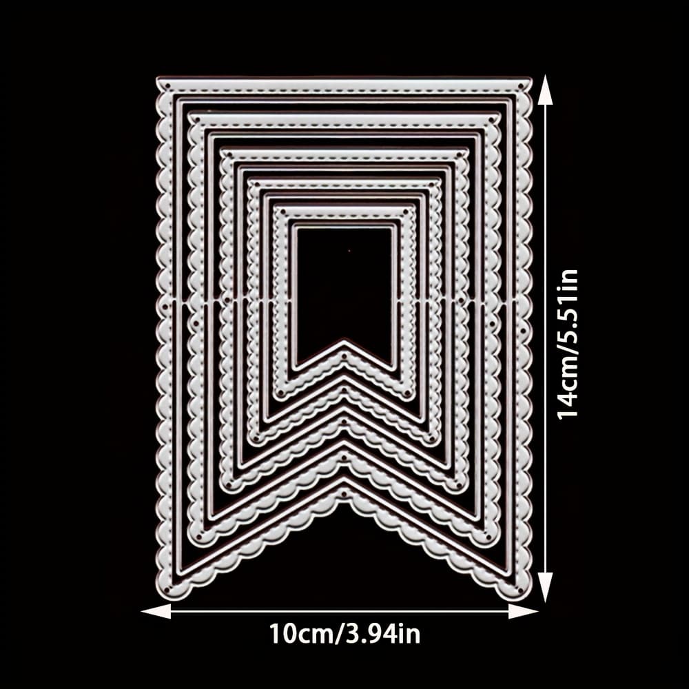 TEMU 1pc Creative Diy Calendar Metal Stencil, Diy Scrapbooking Embossing Die Cut, Handmade Greeting Card Making Metal Cutting Dies, Gift Card Making Tools