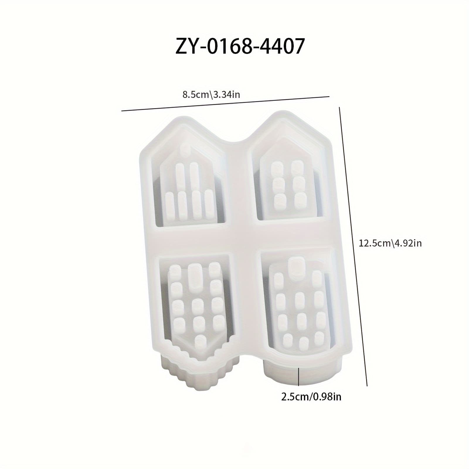 TEMU 4pcs Molds, European Casting Molds For Resin, Gypsum, And Decorative Miniature House Crafting