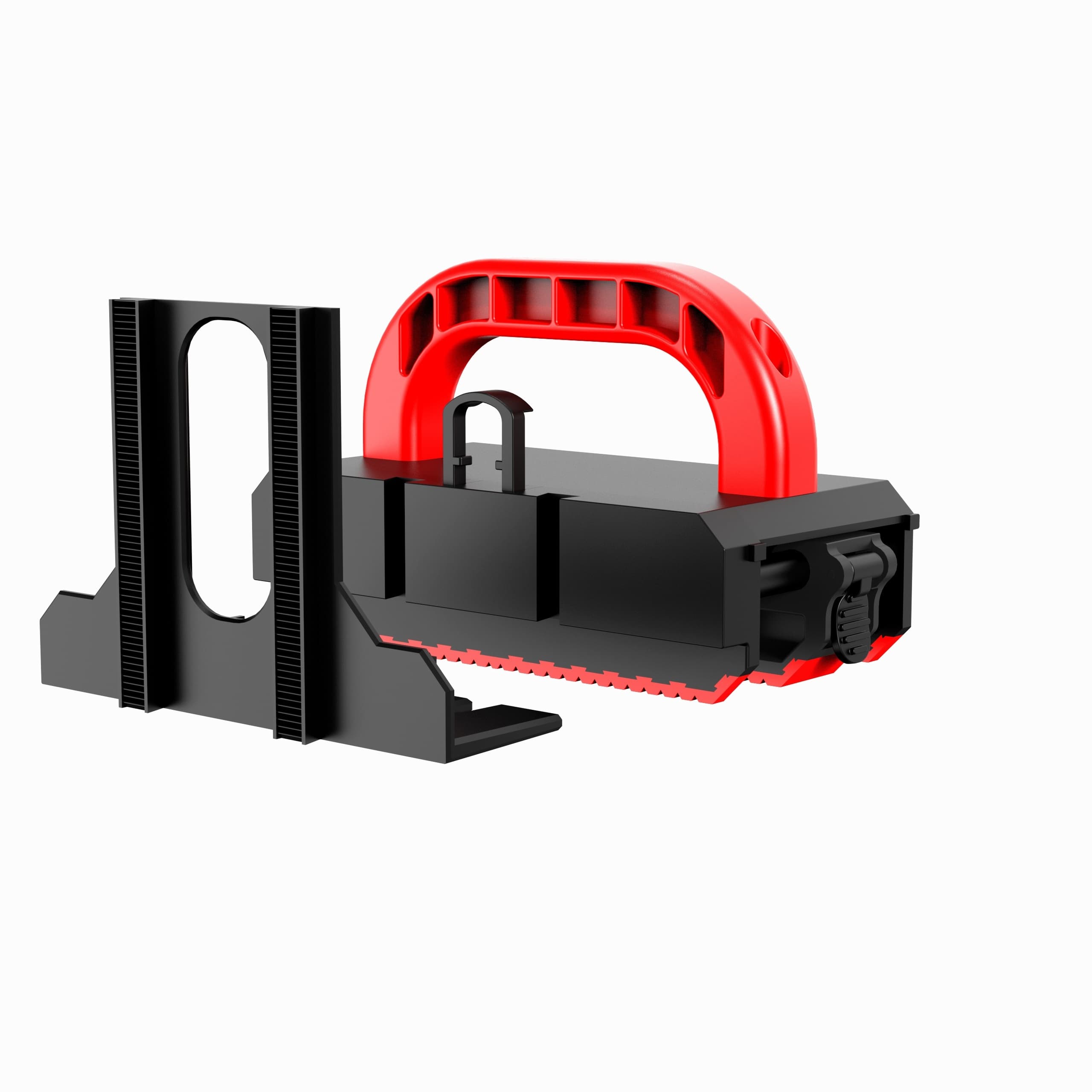 TEMU Desktop Saw Pusher, Black/red Pusher Kit, Safety Red/black, Desktop Saw, Engraving Table, Band Saw And Adapter Pusher - Safe Cutting - Easy To Assemble
