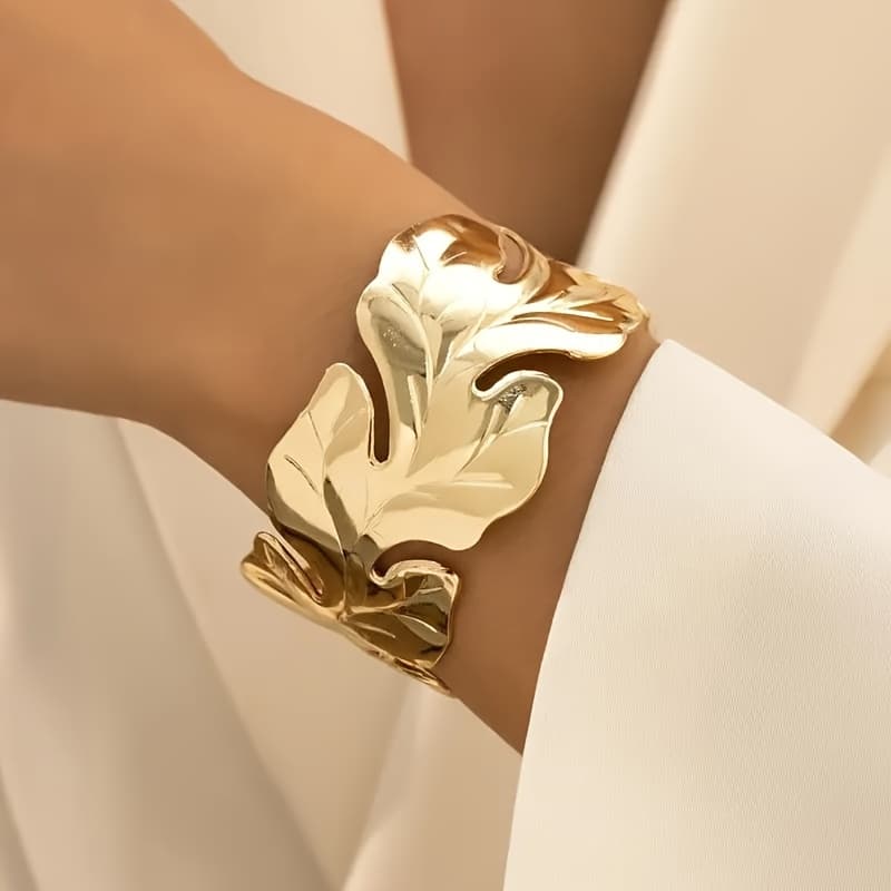 TEMU A Versatile European And American Cross-border Fashion Open Bangle Bracelet For Women