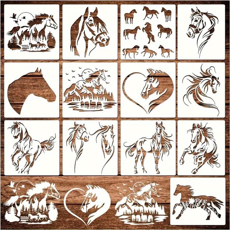 TEMU Reusable , Ideal For Painting On Wood, Decorating Plastic Farmhouses, Wall Canvas Art, And Wood Burning Projects, As Well As Patterns Perfect For Woodworking And Wall Decor