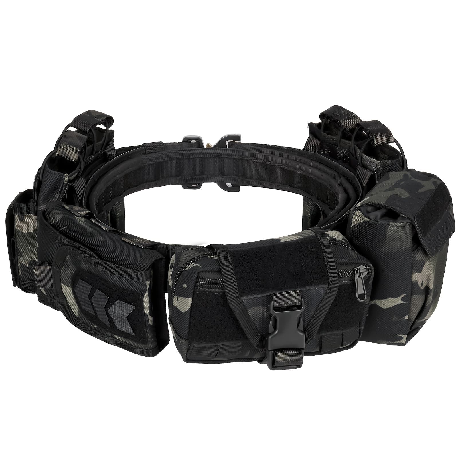 TEMU Heavy-duty Quick Release Molle Belt With Accessories - Durable, Adjustable, -grade Belts For Men's Black Friday Ideal For Christmas, New Year's Day Gifts