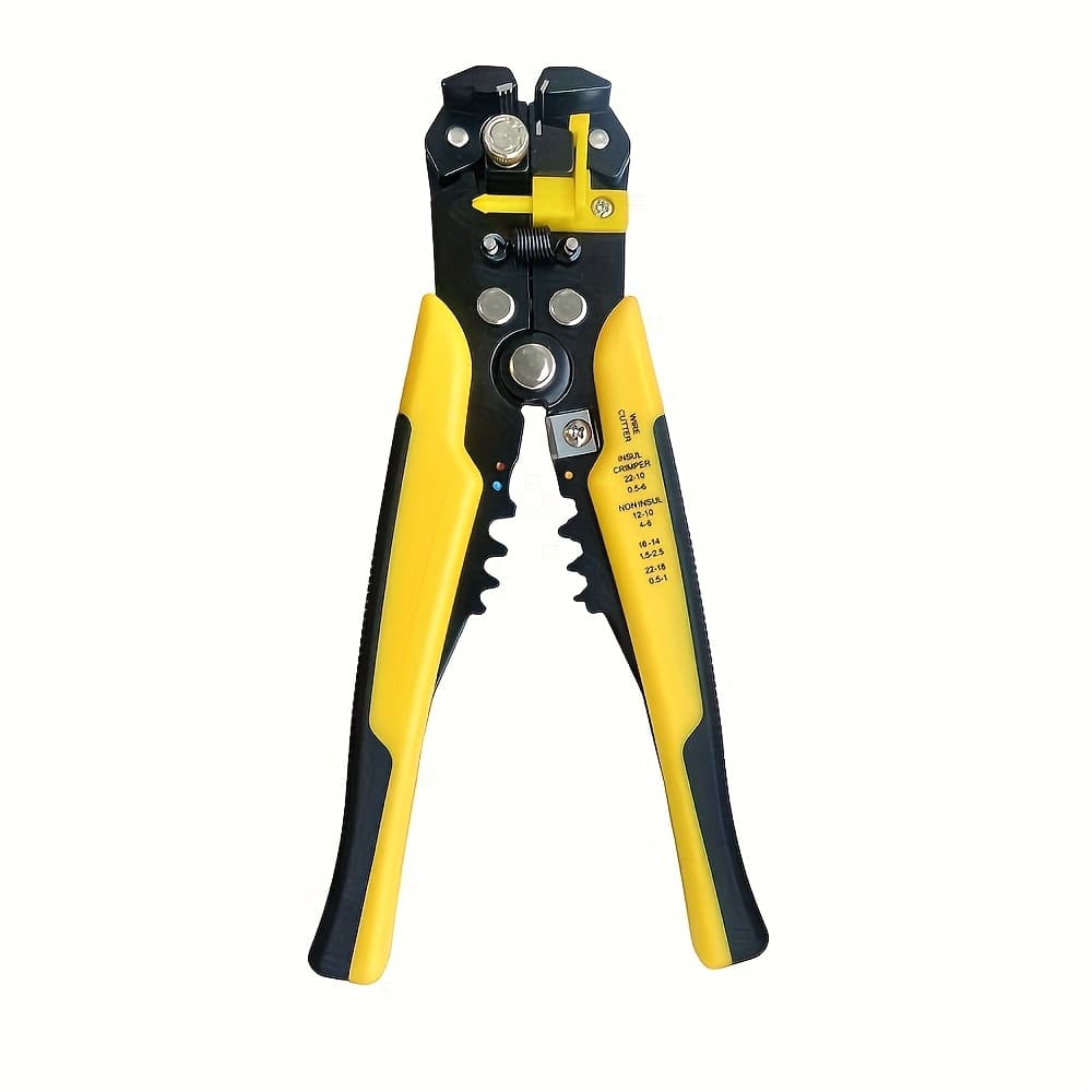 TEMU 1pc Automatic Wire Stripper, Labor-saving Cable Pliers, Wire Stripping Tool For Electrician Cutting Crimping Twisting Wire, Cable Stripper Cable Cutter