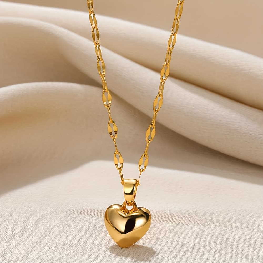 TEMU 1 Vintage -shaped Pendant Necklace, Suitable For Women' Wear And Holiday Decoration, Valentine's Day Gift