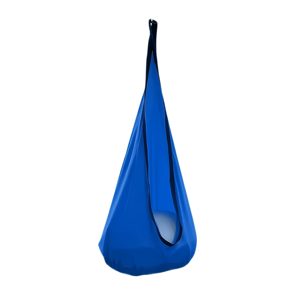 TEMU 1 Pack Indoor Outdoor Hanging Hammock Chair | With Inflatable Pillow & Cylinder, Storage Pocket, 264 Lbs, Includes Straps & Screws, Woven Nylon Fabric, Without Battery