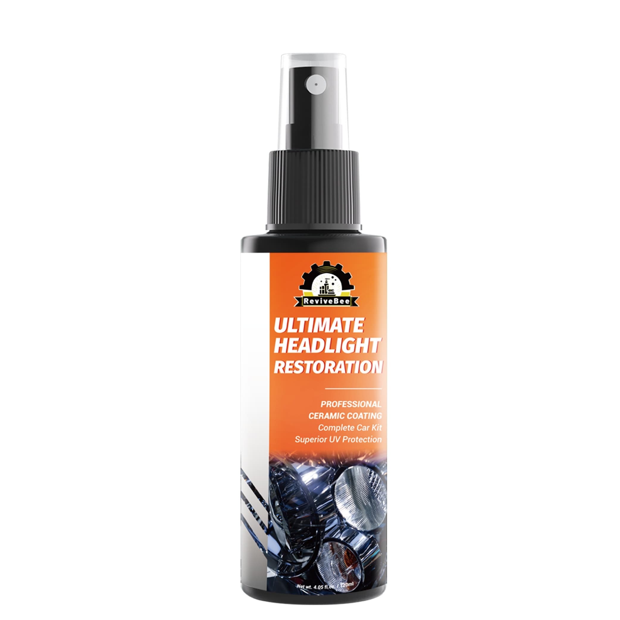TEMU Headlight Restoration - Solution With Chemical Formula To Prevent Yellowing & Oxidation, Protective Coating Spray For Clear, Bright Headlights - Restores Foggy, , (car)