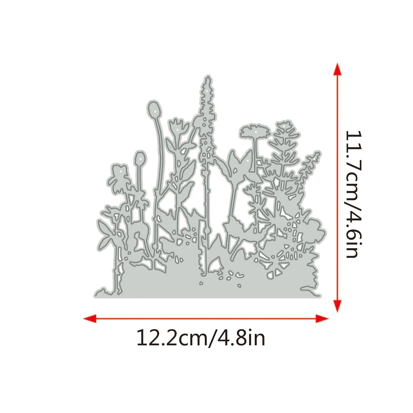 TEMU 1pc Metal Cutting Mold Flower Diy Paper Craft Knife Mold Blade Punch Template Molds