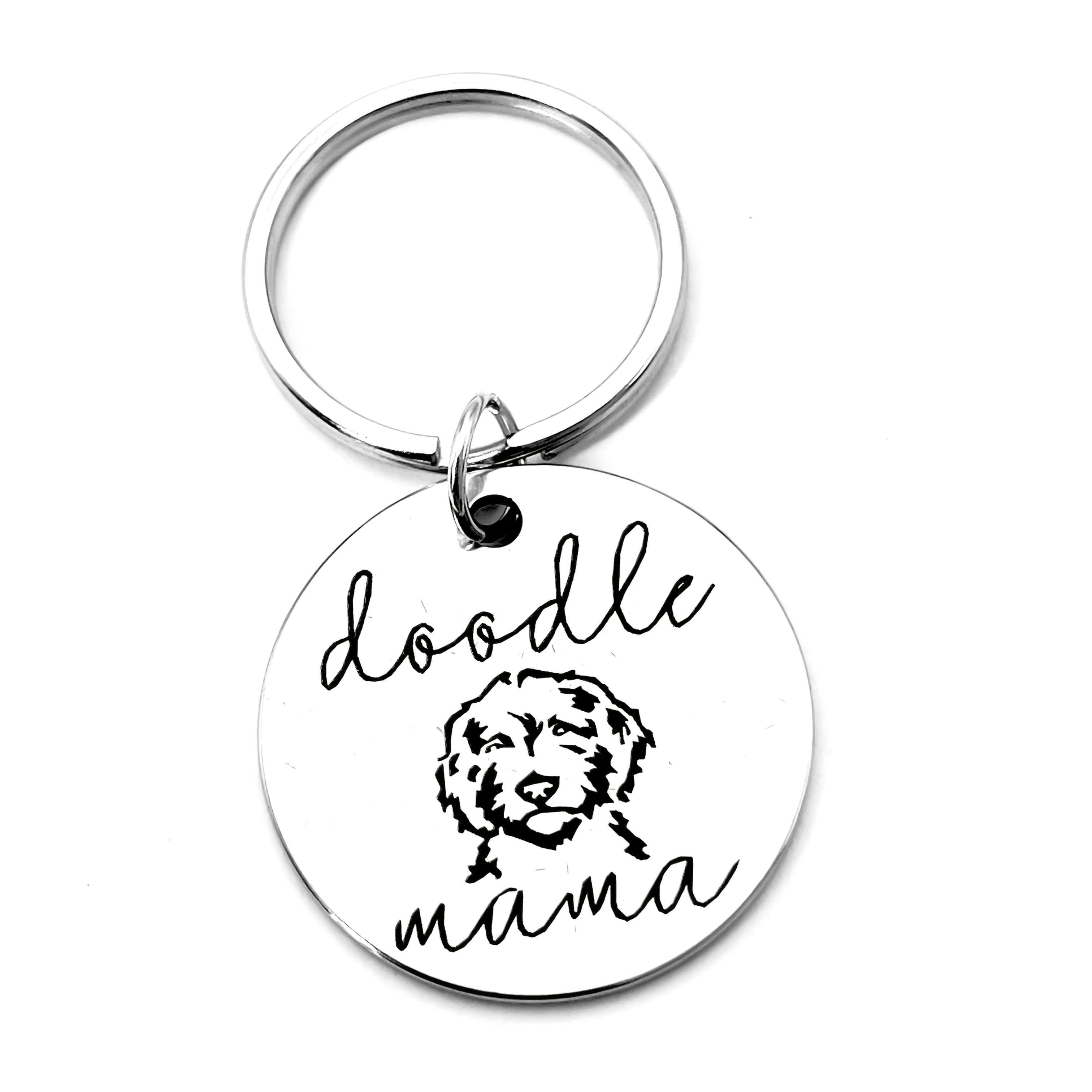 TEMU A Cute Keychain Featuring A Carved , Perfect For Pet Lovers And An Ideal Gift For