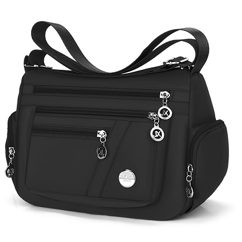 TEMU New Neutral Nylon Cloth Women's Bag Oxford Cloth Shoulder Messenger Bag Travel Bag Middle-aged And Elderly Multi-compartment Leisure Bag [random Pull ]