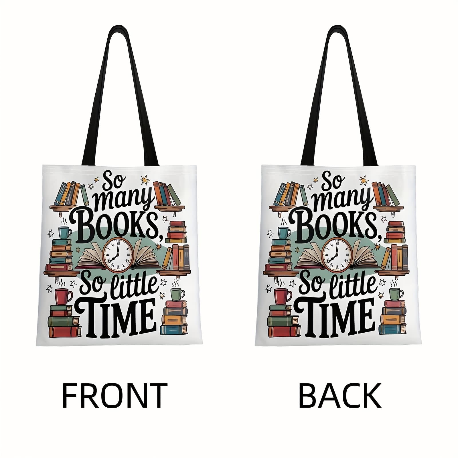 TEMU A Stylish Tote Bag Perfect For Shopping, Featuring A And A Sturdy Handle, Ideal For Family , , And As Gifts For
