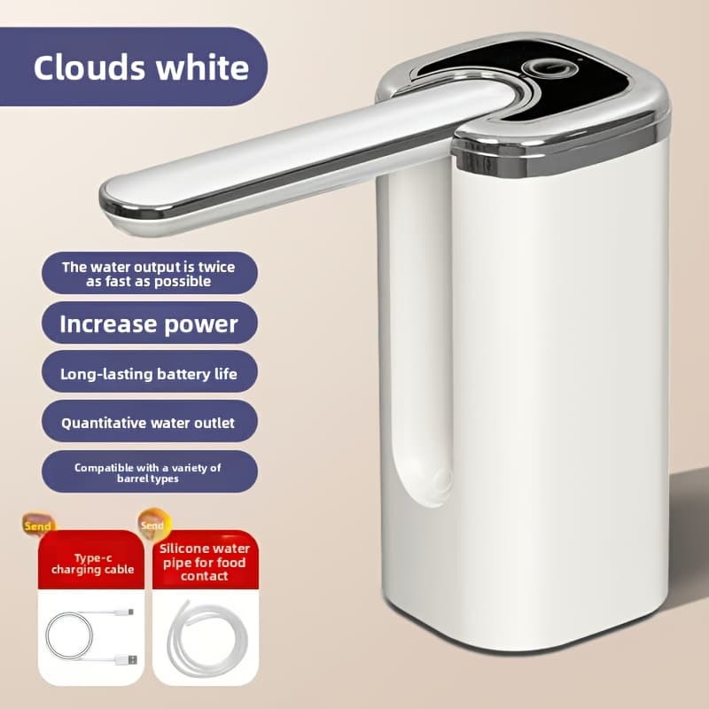 TEMU This Compact And Foldable Electric Water Usb Rechargeable And Features An Energy- Lithium Battery, Making It An Ideal Gift For Everyday Family Use