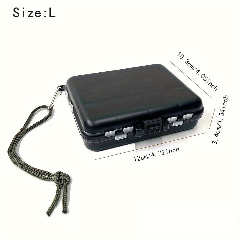 TEMU 1pc Mini Fishing Lure Storage Case, Plastic Flying Fishing Tackle Box, Fishing Accessories