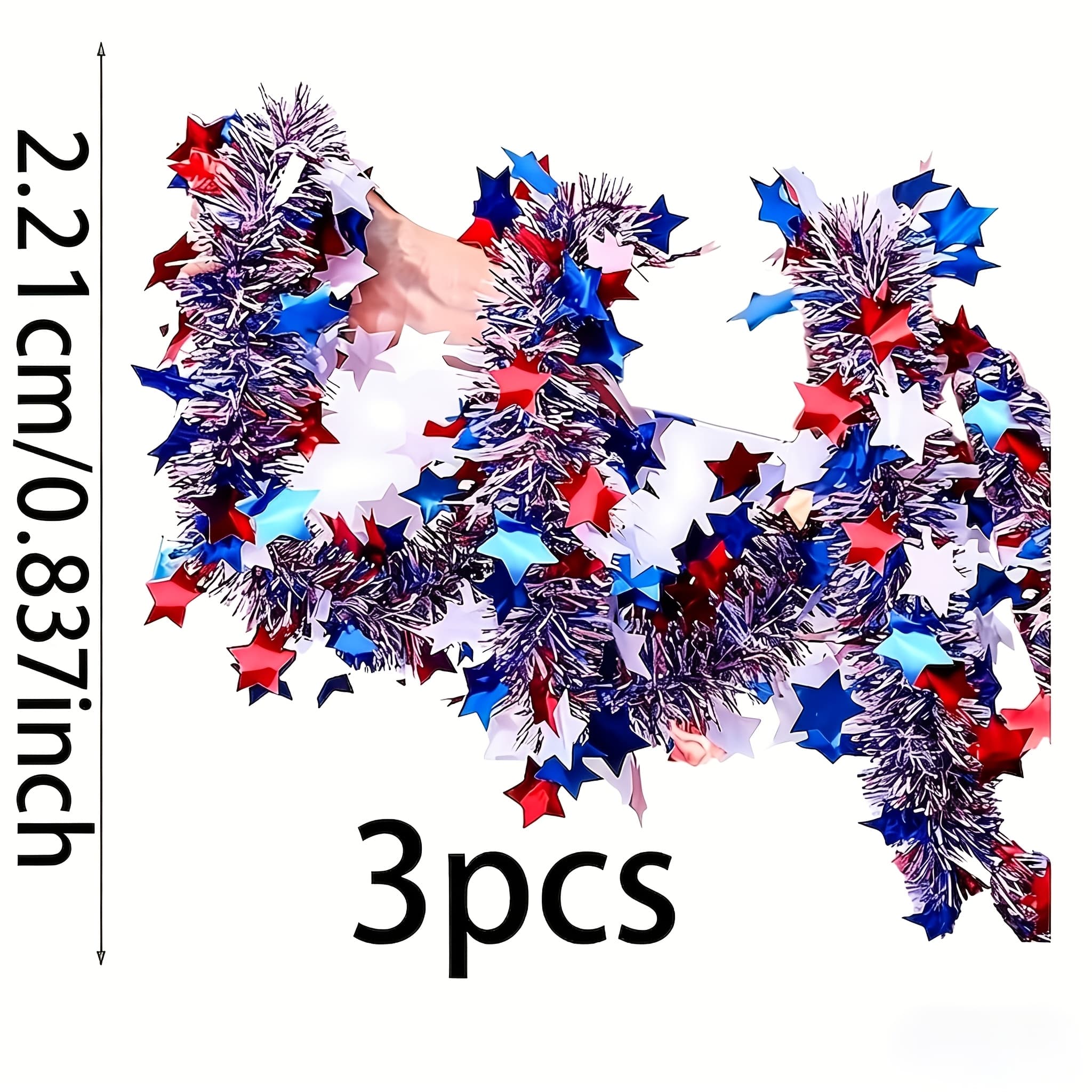 TEMU 3pcs Day Party Decoration Flag Garlands - The For Holiday And Party Decorations
