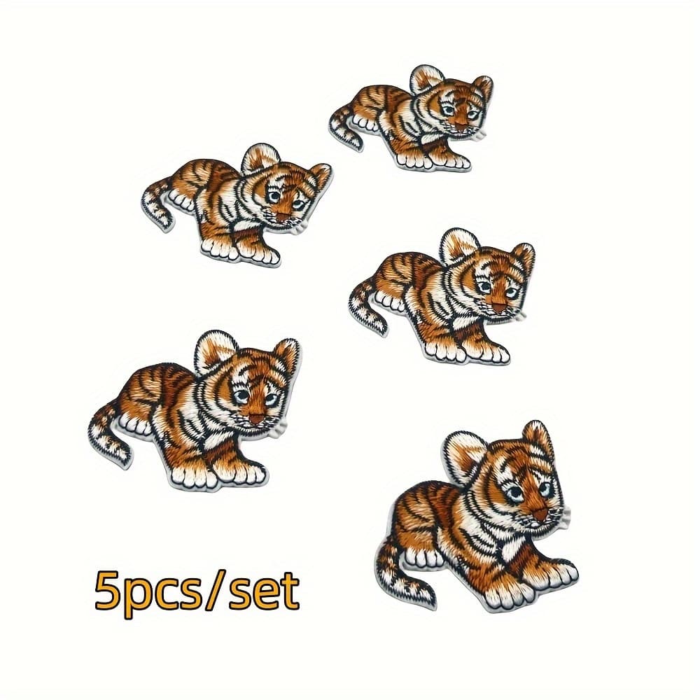TEMU 5pcs - Cute Iron-on Patches For Sewing, Stylish Dress Patches Of High Quality