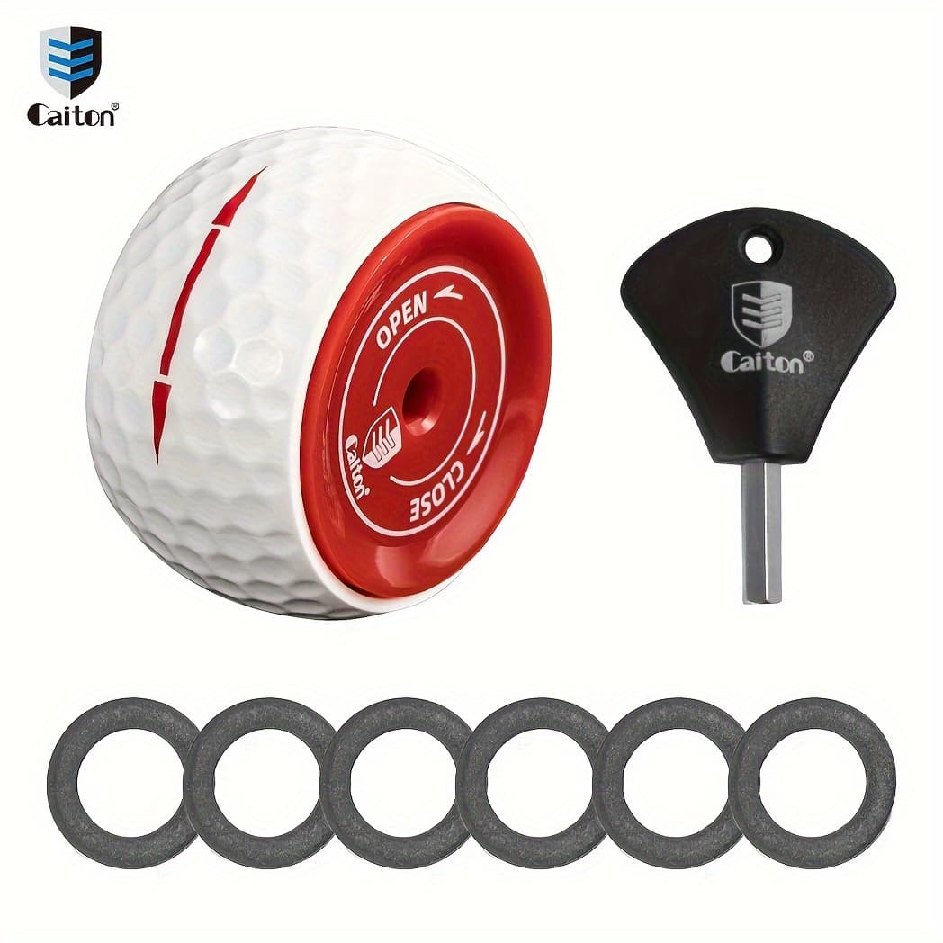 TEMU Caiton Golf Putter Practice Ball, Professional Golf Training Aid, Adjustable Weight, Motion Track - Improve Your Putting Skills, Stability, And , Ideal Gift For Golf Lovers