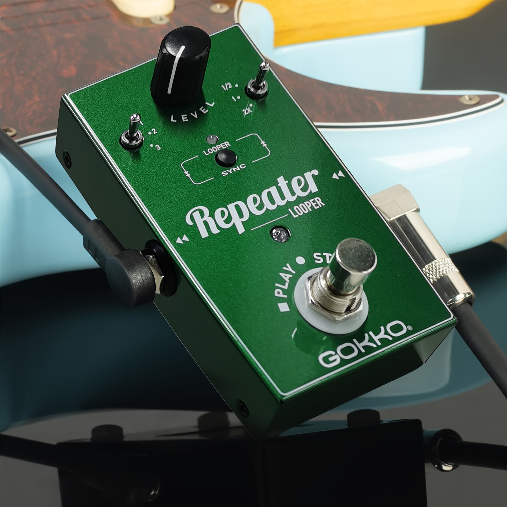 TEMU Gokko Repeater Pedal Gk-27 - A Guitar Pedal Featuring Undo/ Functionality, A Loop Of 10 Minutes, True Bypass, And Easy Overdubbing For For Live Performances And Practice