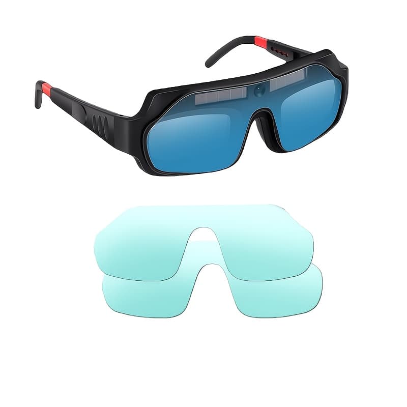 TEMU Welding Goggles, True-color Safety Welding Glasses, Suitable For Tig, Mig, Mma, Plasma Welding, Lightweight Welder's Glasses With Protective Lenses And Elastic Headband