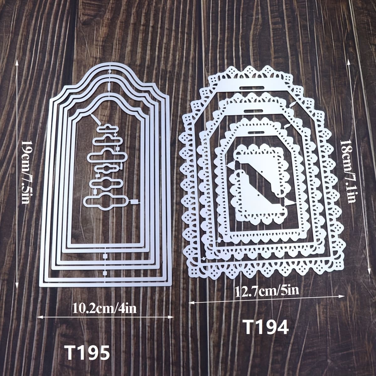 TEMU New Tags Metal Dies For Card Making, Diy Handmade Scrapbooking Crafts Stencil, Floral Dies Cutting For Photo Album Festivals