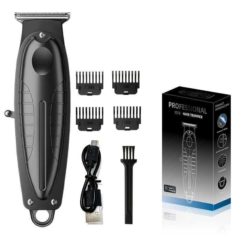 TEMU 1pc Men's Electric Beard Trimmer, Electric Hair Clipper, Zero- Trimmer. For Home, Car, And Travel Use
