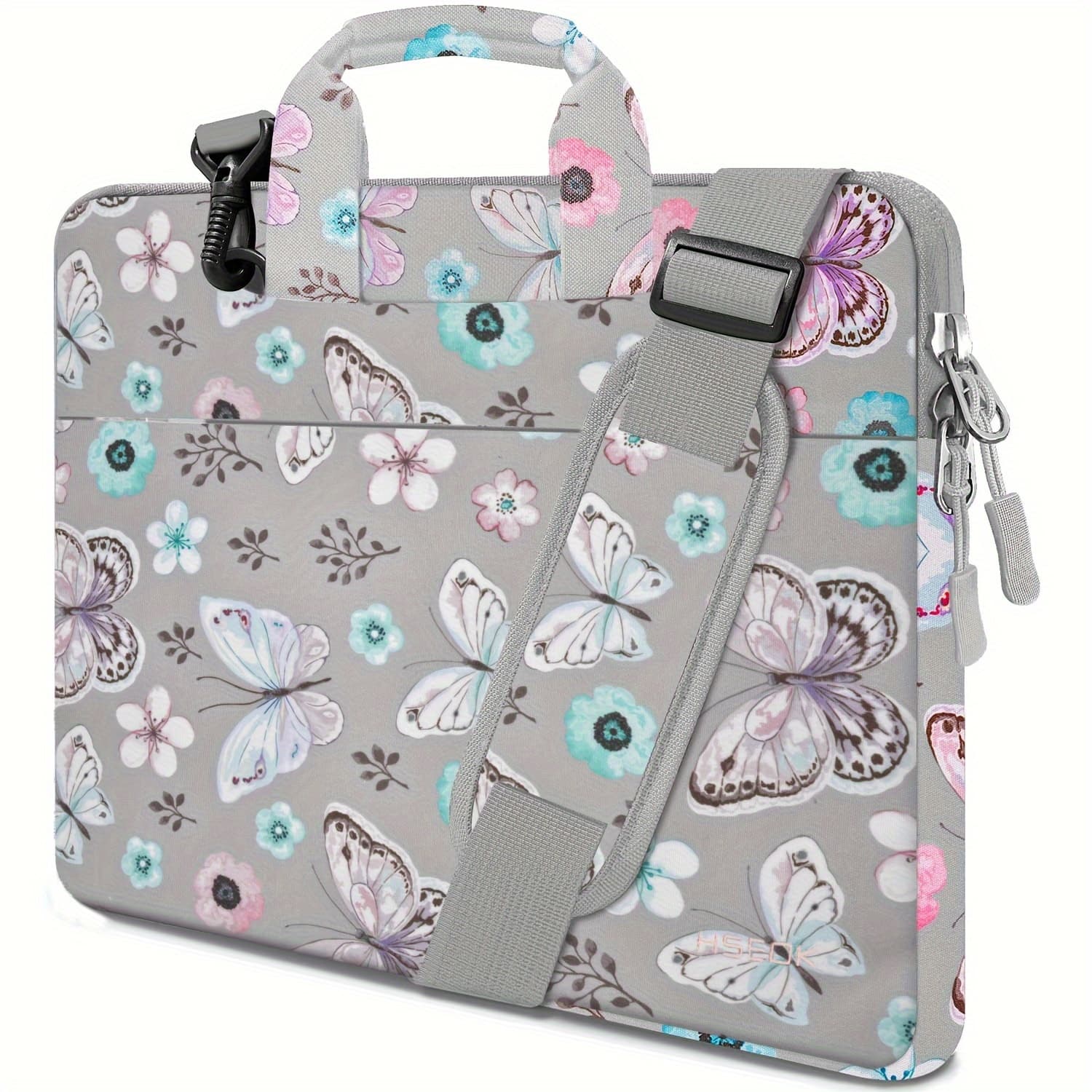 TEMU 1pc Laptop Shoulder Bag .6 16 Inch Briefcase, Compatible Macbook 15.4 Inch, Handbag With Shoulder Strap For Most 15"-16" Notebooks