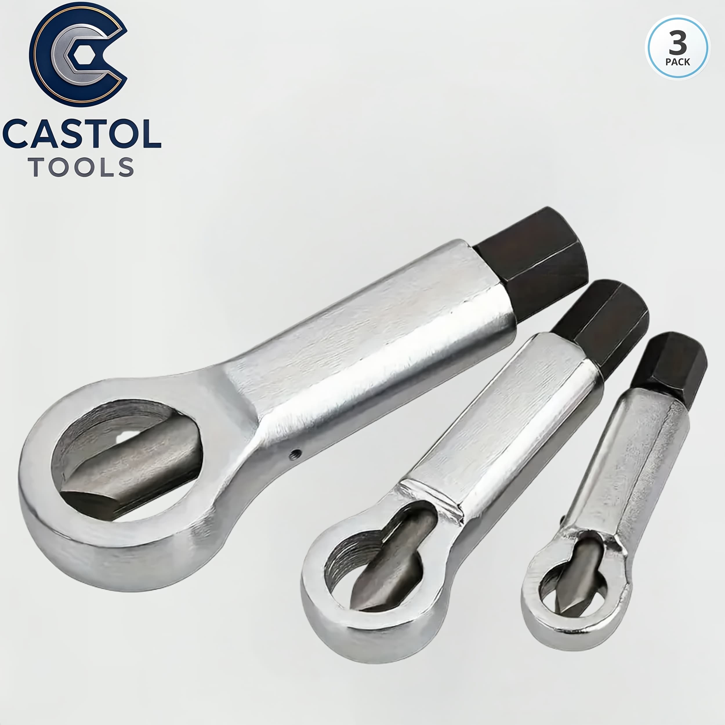 TEMU 3pcs Metal Nut Splitter Separator, Metal Nut Splitter Breaker Manual Pressure Nut Splitter Remover Extractor Tool