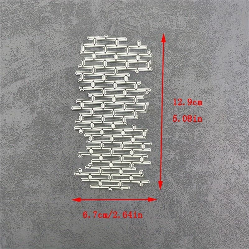TEMU Grid Background Flower Cards Dies Metal Cutting Dies Stencils For Diy Scrapbooking Decorative Embossing Handcraft Template