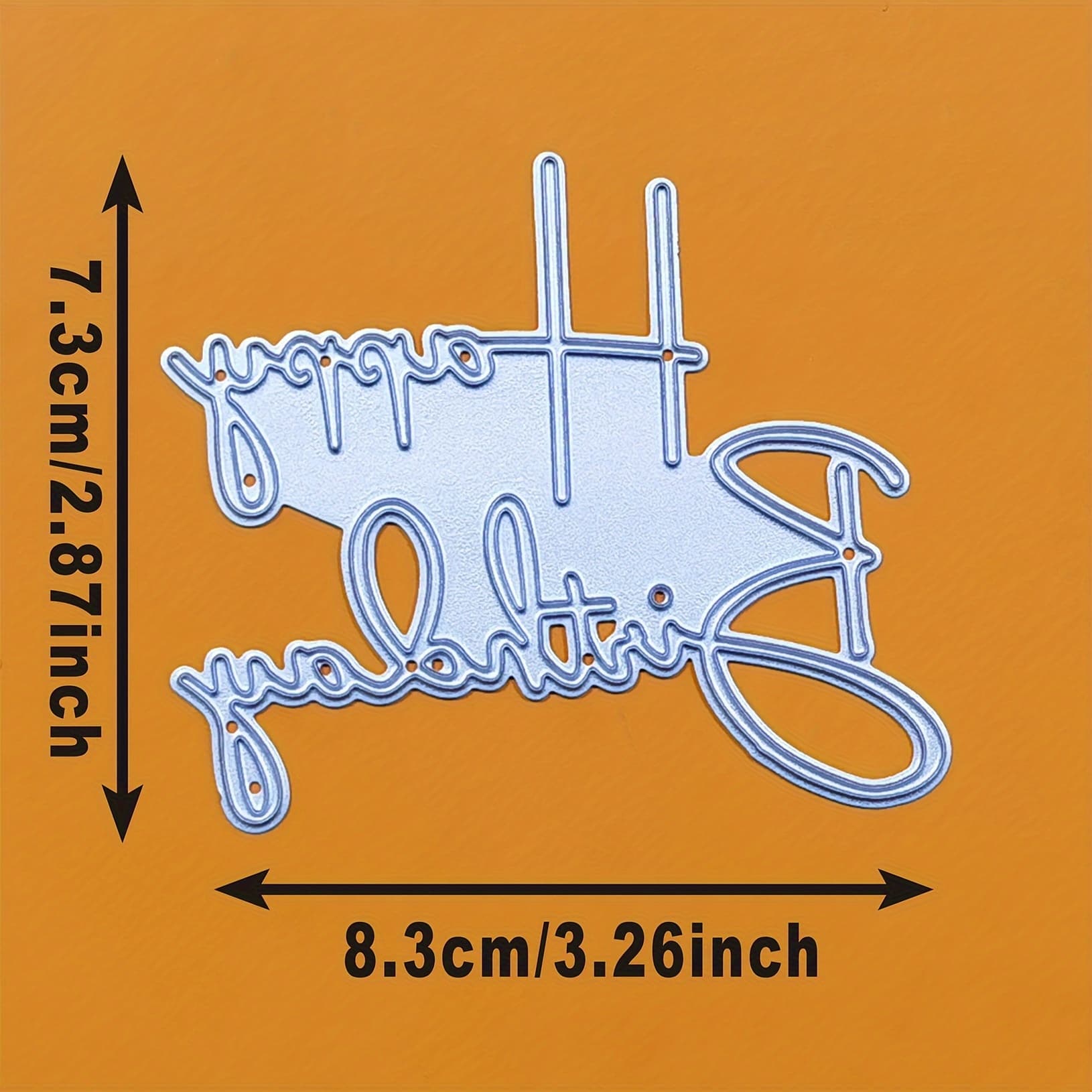 TEMU 1pc Craft Metal Cutting Die Greeting Card Making