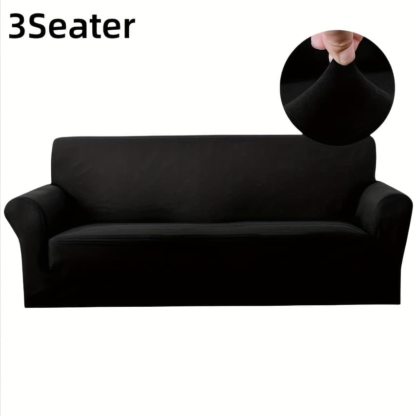 TEMU 1pc Of Elastic Anti Slip Sofa Cover (excluding Pillowcase) - Cat Paw Protection, Suitable For Elastic Coverage Of Living Room, Bedroom, And Office Decoration - Easy To Care For Fabric