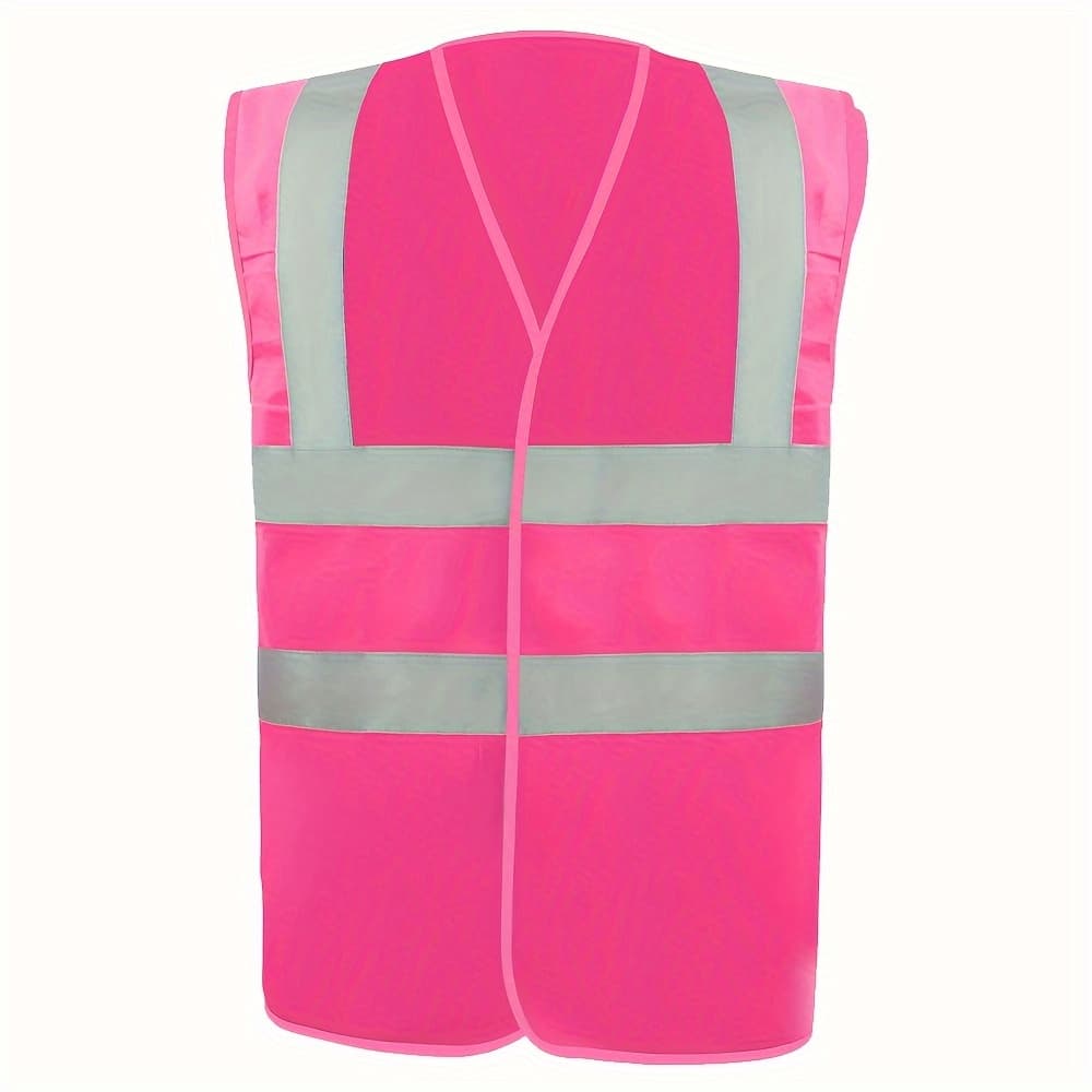 TEMU Hi Vis Work Safety Vest For Men Women, High Visibility Security Vest For Security Guard, Reflective Vest With Reflective Stripes