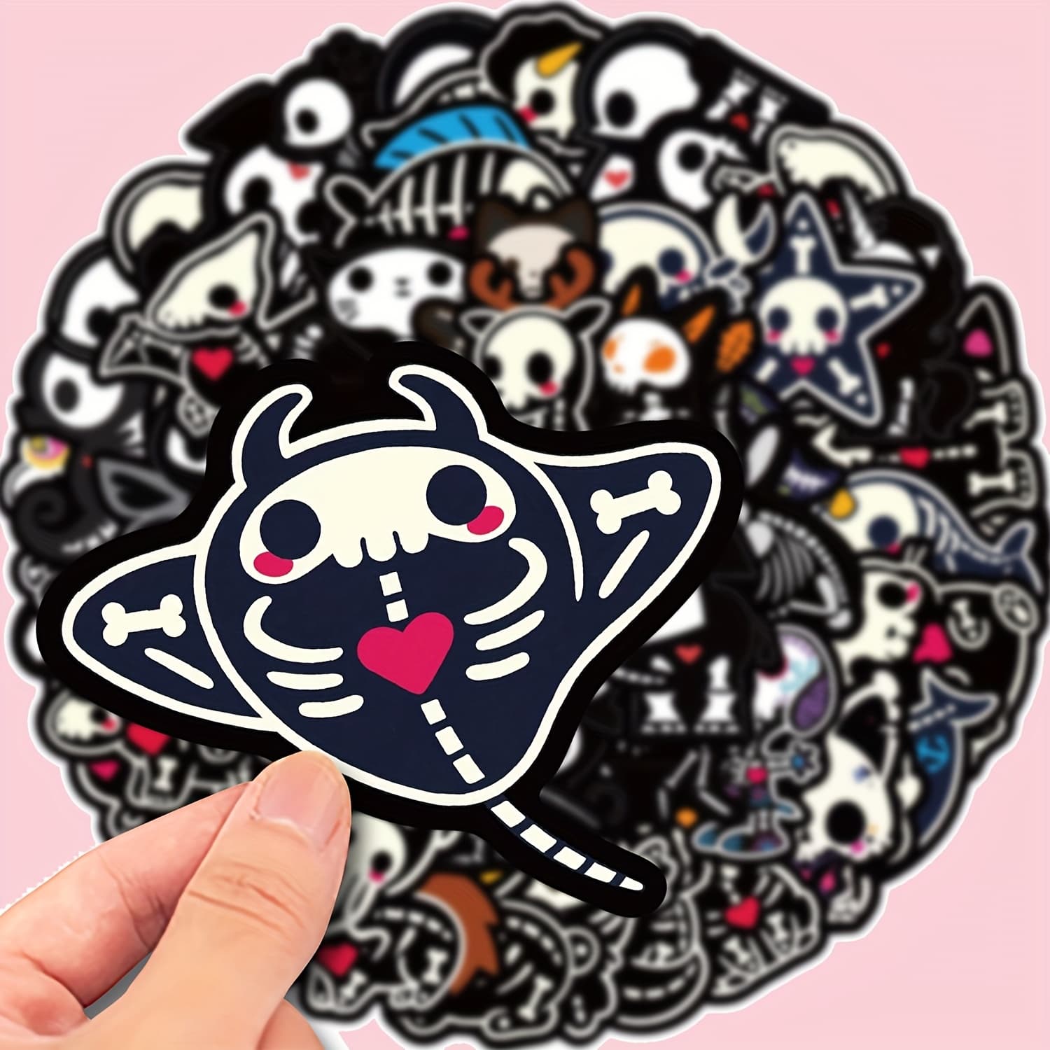 TEMU 50pcs Graffiti Stickers Graffiti Sticker Animals Skeleton Stickers Decoration Hand Account Guitar Notebook Luggage Computer Motorcycle Skateboard