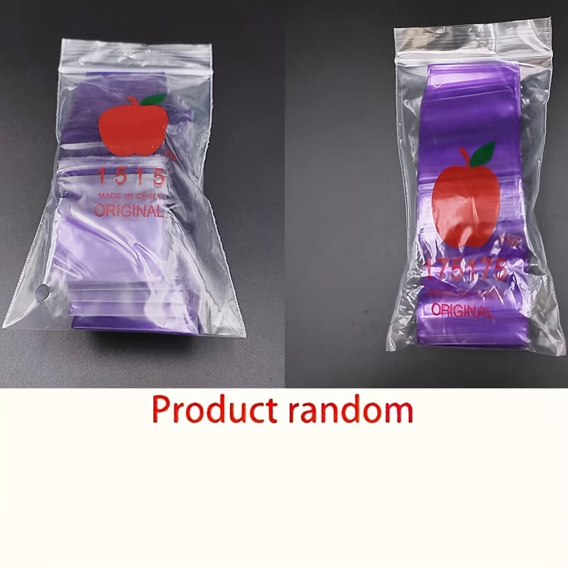 TEMU 1 Pack Of 100pcs 4.4m/1.75inch X 4.4cm/1.75inch Thick Mini Self-sealing Plastic Bags. Cute Cartoon Accessory Gift Bags, Packaging Bags, Storage Bags. Reusable. And Moisture-proof