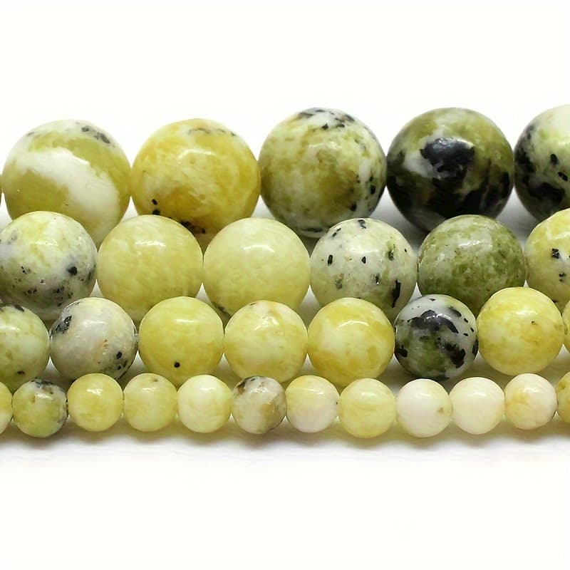 TEMU Natural Stone Jasper Gorgeous Loose Spacer Beads For Jewelry Making Diy Unique Bracelets Necklace Earrings Accessories Supplies