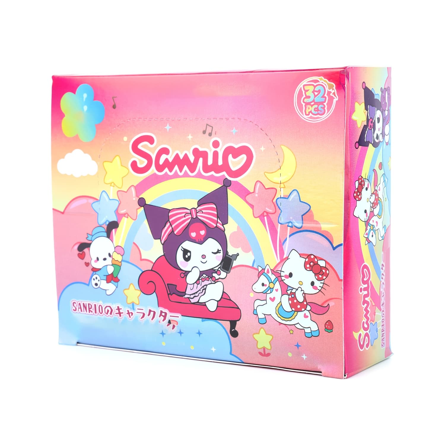 TEMU 32pack/160sheets Colorful Character Cards - Exquisite Cards For Hello Kitty, My Melody, Kuromi - Suitable For Fans, Christmas Gifts, Valentine's Day Gifts, Birthday Gifts