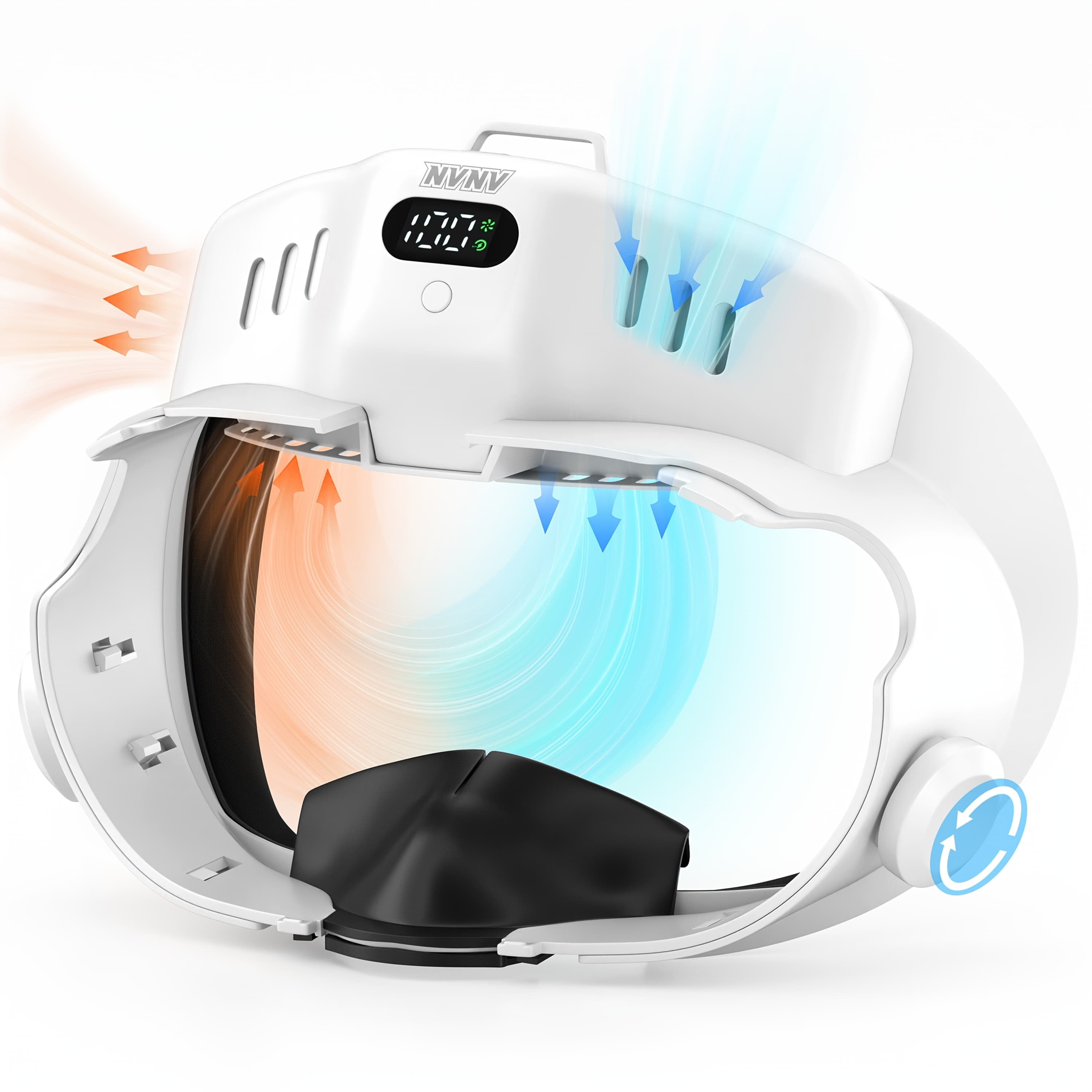 TEMU Cooling Fan, Suitable 3, Vr Accessory, Face Pad, Face Interface And Fan, 3-speed Independent Cooling Fan, Air Duct