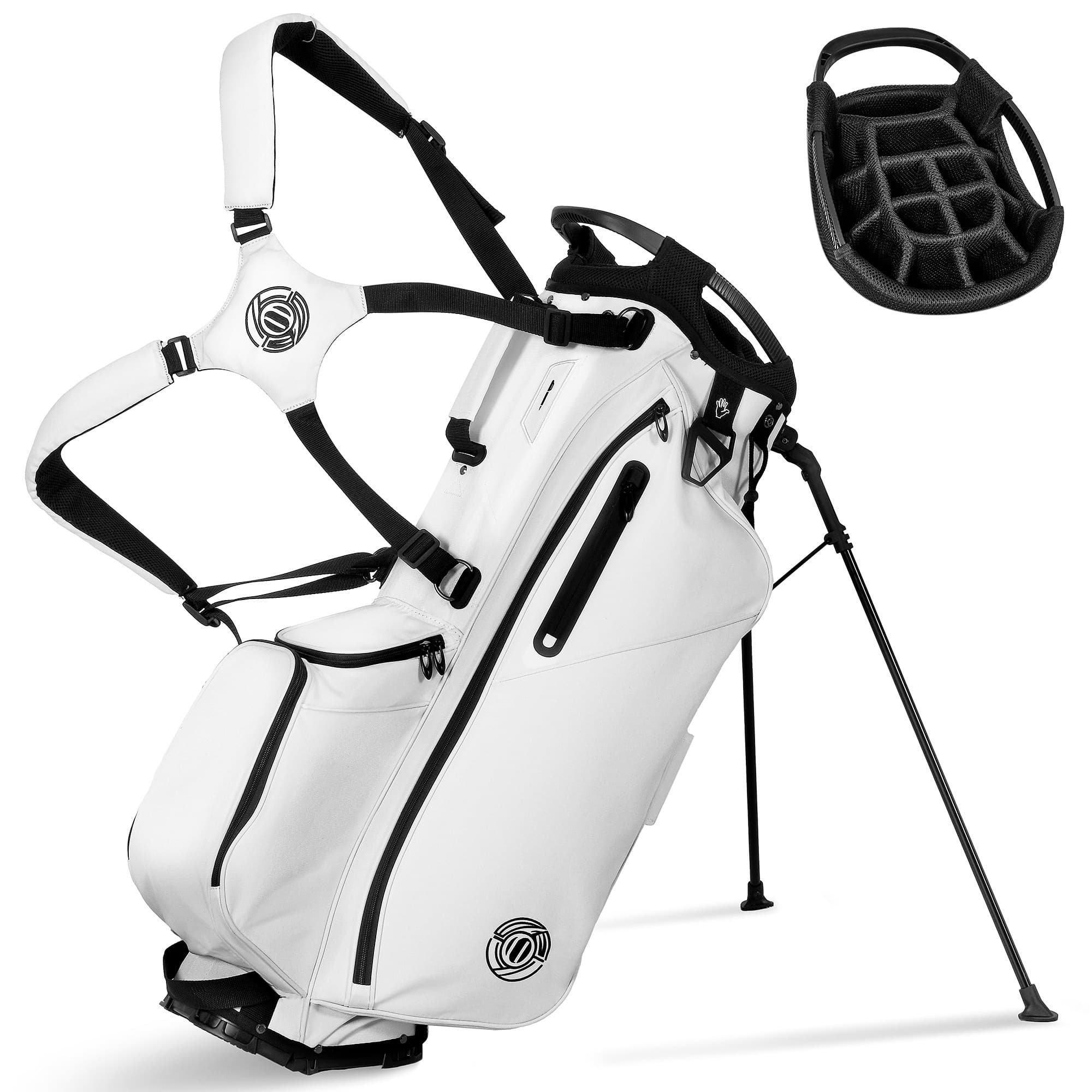 TEMU Cozerex Versatile Storage 14 Way Golf Stand Bag, Lightweight And Unisex Ergonomic Shoulder Strap, Full- Length Compartment With Rain Cover