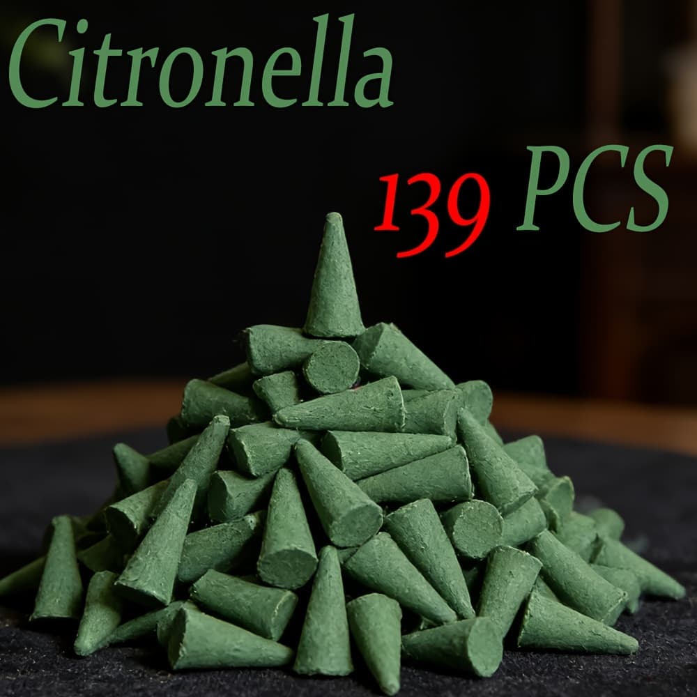 TEMU 139 High-quality Cones Essential Oil, Standing 2.7cm Tall, Produce A And Burn , An Aesthetic Smoke Effect, Suitable For Air Purification, Meditation, Yoga, Reading, And More