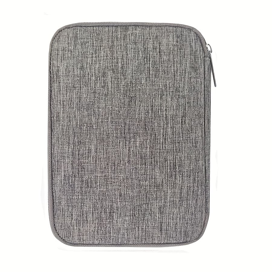 TEMU Travel Digital Data Cable Storage Bag, 8 Elastic Loops Can Store Data Cables, Earphone Cables, Usb Drives, Flash Memory Cards, Electronic Additions, And Mesh Pockets Can Store And Additions