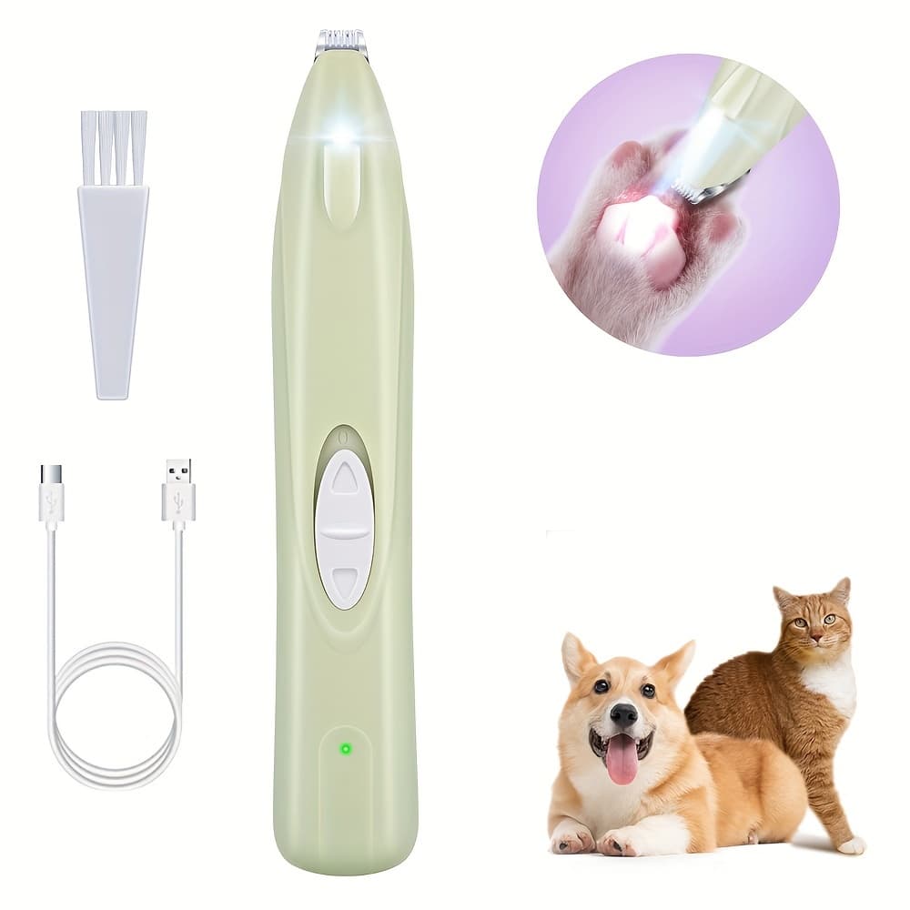 TEMU M8 -1 Pet Hair Trimmer Electric Leg Hair Trimmer Usb Charging Pet Hair Trimmer Dog Beauty Trimmer, Dog Beauty Products, Electric Silent