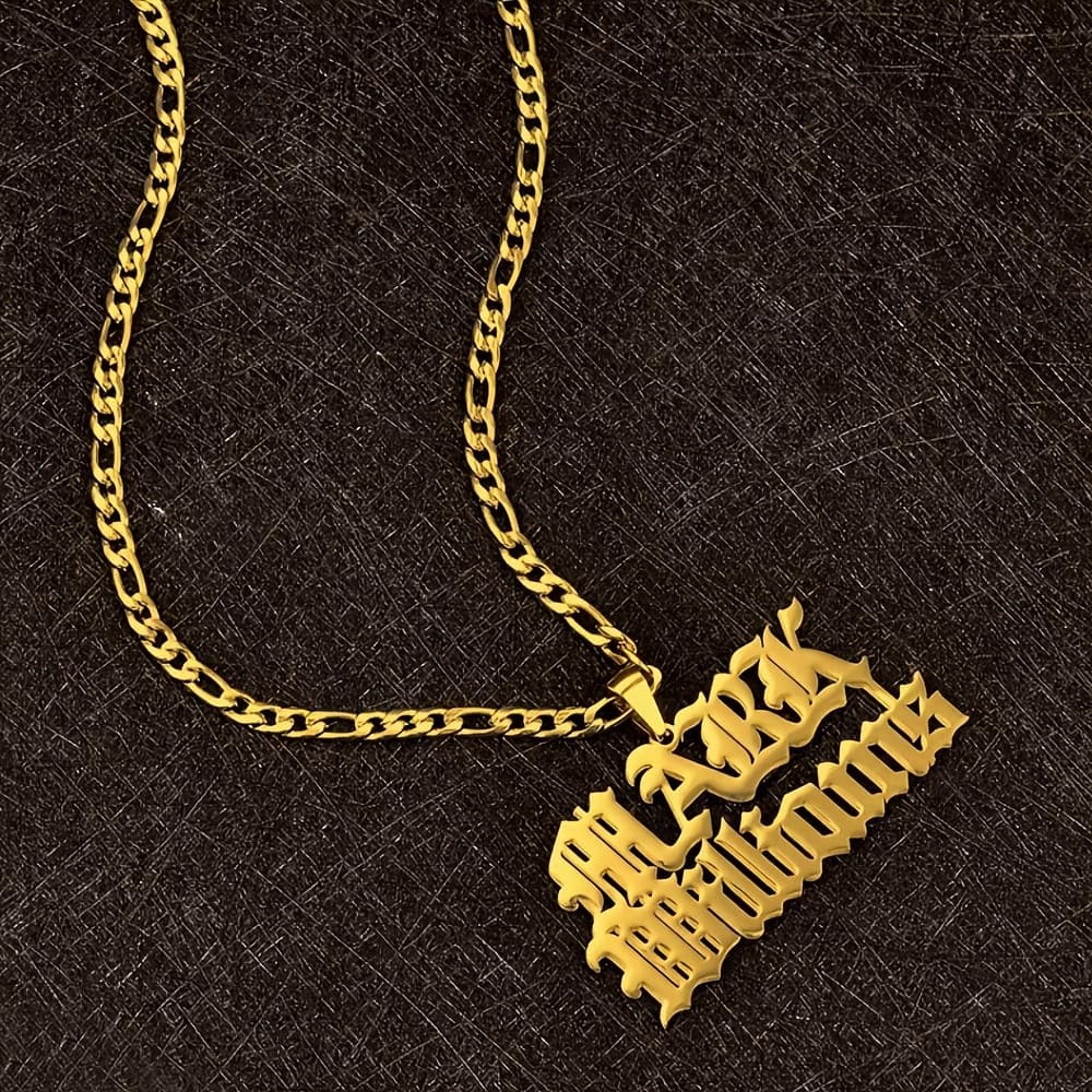 TEMU [customized] Customize 1 To 2 Name Necklaces, Stainless Steel Name Necklace, Multiple Name Necklaces, Delicate Name Necklace, Personalized Jewelry, Christmas Gift