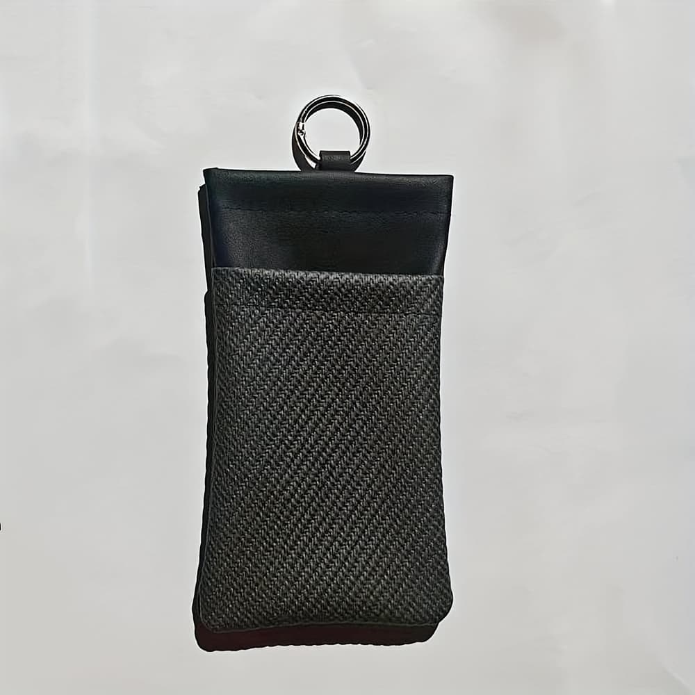 TEMU This Is A Portable Glasses Case With A Round , Featuring A Double-layer Design. It Can Hold Of Glasses, Or Cash, Bank Cards, And Other Items, Making It A Multi-functional Anti-loss Glasses Case.