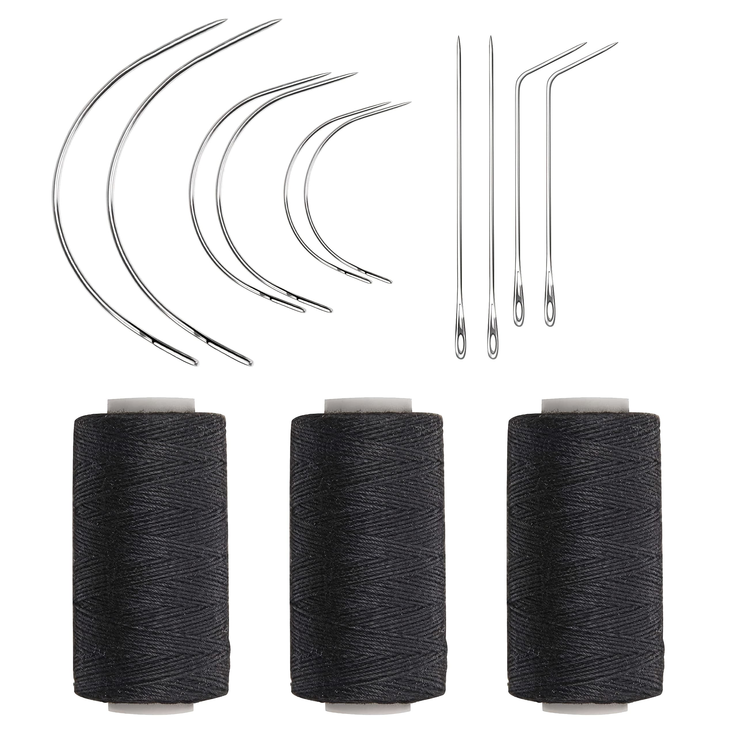 TEMU With Needle Set ( Shape, I Needle) - Perfect For Hair Weave Extension Projects - Suitable For Professional Stylists And Home Users - Hair Weaving Must-haves
