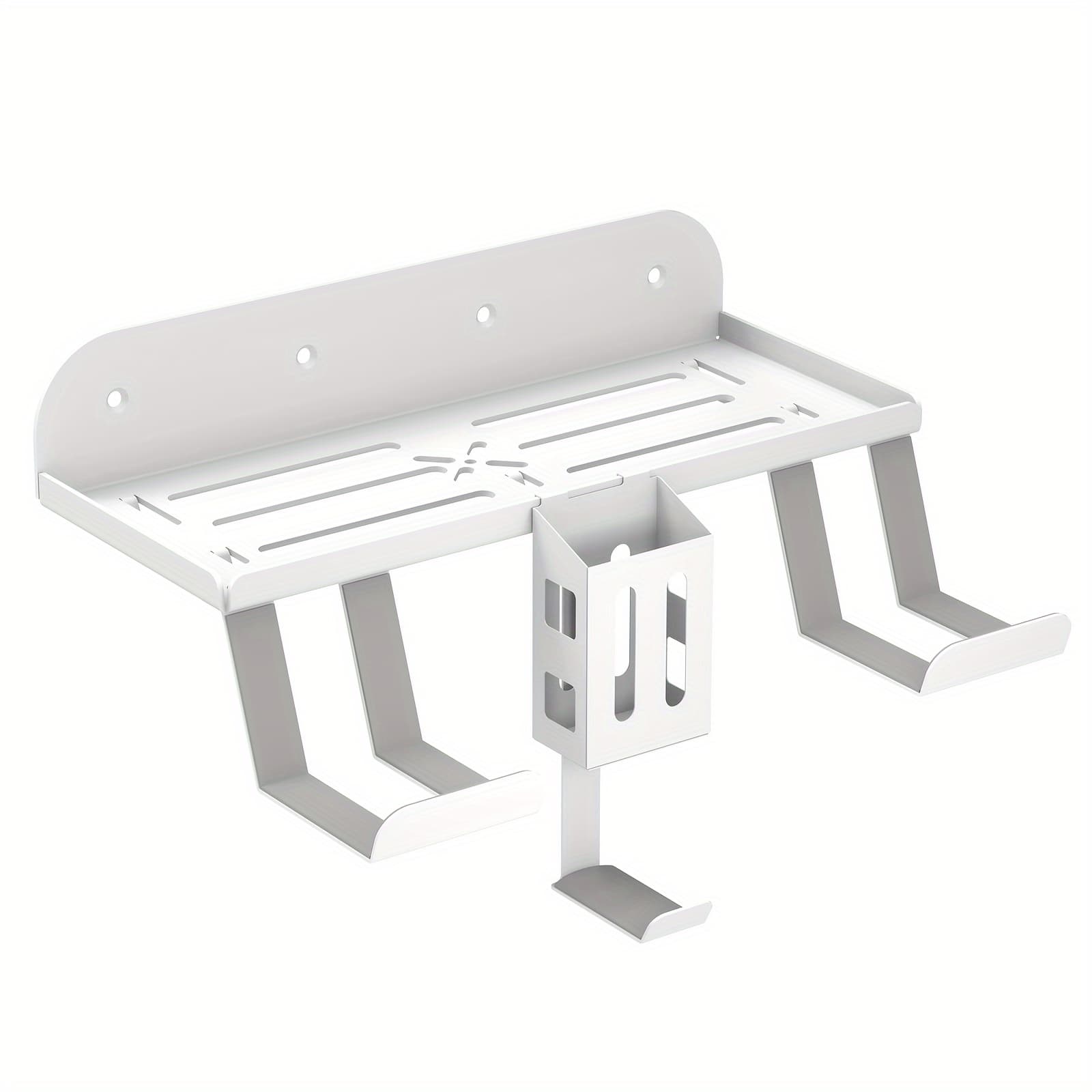 TEMU Metal Wall Mount Kit For Ps5 Controllers, Featuring 2 Brackets For Hanging Controllers Or Remotes, Along With A Non-slip Mat. Your Gaming Console, Controllers