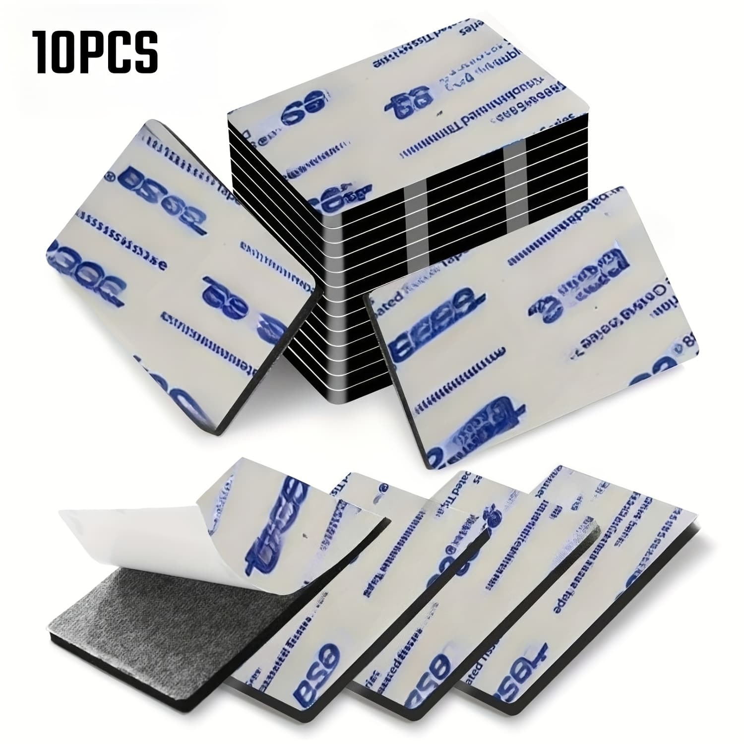 TEMU 5/10pcs Heavy Double-sided Adhesive Pad - Super , Pre Cut Foam Tape For Walls, Cars, Homes And Offices, Which Is Very Suitable For Pictures, Signs, Decoration, Car Installation