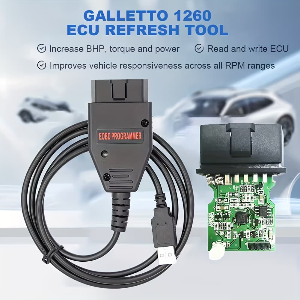 TEMU Ecu Tool Car Diagnostic Tools Ecu Flasher Programmer Auto Obd 2 Scanner Cable, Without Battery