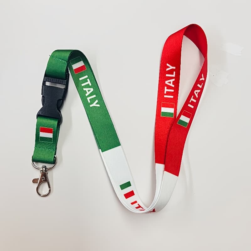 TEMU 1pc Italy Red White Green Flag Phone Lanyard With Removable Lanyard | Italy Lanyard. Unlock Italian , A Must For Football Fans! Italy Team Color Lanyard, Used To Hang Id Cards And Keys