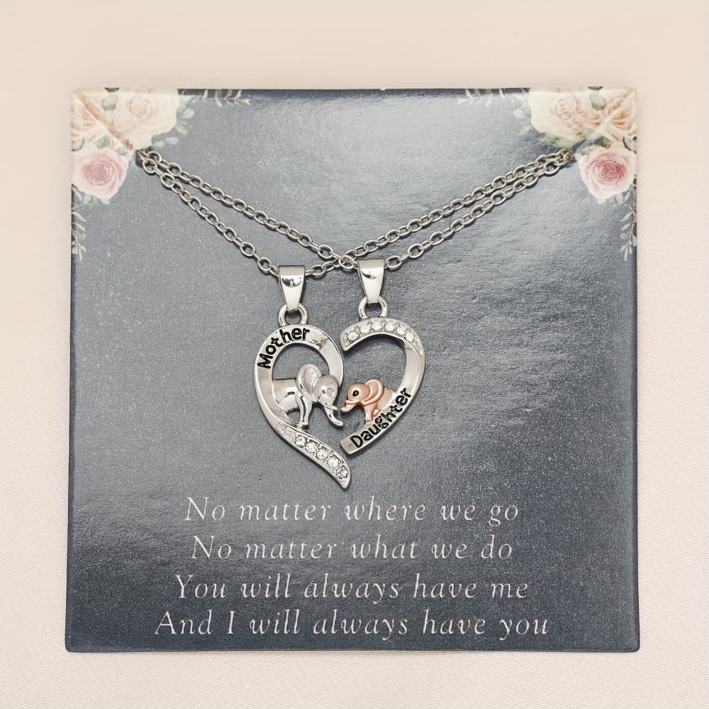 TEMU Set Of Necklaces For Mothers And Daughters, Perfect For Or Birthday Presents